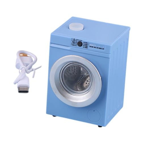 Perfeclan 1:12 Puppenhaus Waschmaschine Spielzeug Zubehör für Puppen, Blau Perfeclan 1:12 Puppenhaus Waschmaschine Spielzeug Zubehör für Puppen, Blau von Perfeclan