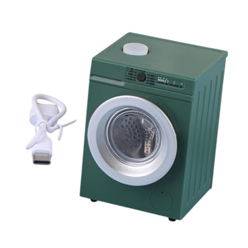 Perfeclan 1:12 Puppenhaus Waschmaschine Spielzeug Zubehör für Puppen, Grün Perfeclan 1:12 Puppenhaus Waschmaschine Spielzeug Zubehör für Puppen, Grün von Perfeclan