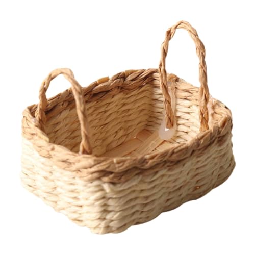 Perfeclan 1:12 Skala Mini Stylish Model Spielzeug handgefertigter Picknickkorb mit Griffpuppenhauskorb für Foto -Requisiten Küchenlebenszene, Niedrig Perfeclan 1:12 Skala Mini Stylish Model Spielzeug handgefertigter Picknickkorb mit Griffpuppenhauskorb für Foto -Requisiten Küchenlebenszene, Niedrig von Perfeclan