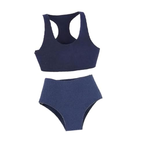 Perfeclan 1:12 Sport-BH-Shorts-Set Miniatur-Puppenkleidung, Anzieh-Mode-Requisiten, Mini-Kleidung für 6 Zoll weibliche Figuren, Accessoire, Marine Perfeclan 1:12 Sport-BH-Shorts-Set Miniatur-Puppenkleidung, Anzieh-Mode-Requisiten, Mini-Kleidung für 6 Zoll weibliche Figuren, Accessoire, Marine von Perfeclan