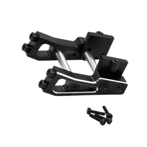 Perfeclan 1:14 Maßstab Heckflügelhalterung Ständer Ersatz, RC Montagehalterung für 223S Auto DIY, Schwarz von Perfeclan