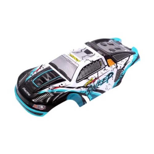 Perfeclan 1:16 RC -Karosserieschale, ersetzt Modellfahrzeugspielzeug, Hobbys robuste Fernsteuerung Spielzeugteilezubehör für 16101 16102 RC -Auto, Blau von Perfeclan