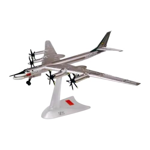 Perfeclan 1:200 TU-95 Langstreckenbomber Flugzeug Modellflugzeug Miniatur Robuste Luftfahrt Sammlerstücke Druckgusslegierung, die von Perfeclan