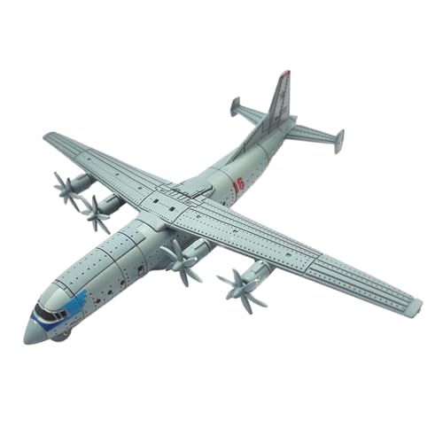 Perfeclan 1:240 4D-Luftfahrtmodell, Gebäudemodell, gepanzertes Flugzeug, Spielzeugpuzzle für Erwachsene, Sammlung, Partygeschenke, 12 Transportflugzeug von Perfeclan