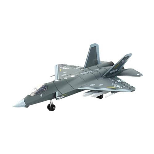 Perfeclan 1:72 J35 Flugzeugmodell Simulationsflugzeug Miniaturmodell -Kampfflugzeuge für Büroschlafzimmer Wohnzimmer Sammlung Ornament von Perfeclan