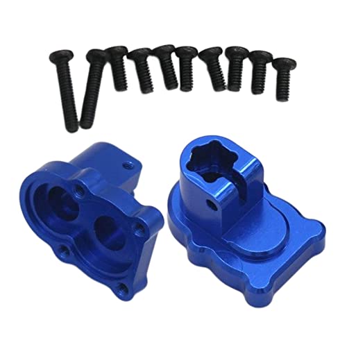 Perfeclan 2 Stück RC-Hinterradsitz-Upgrade aus Metall für, Auto-LKW-Modifikationen, Blau von Perfeclan