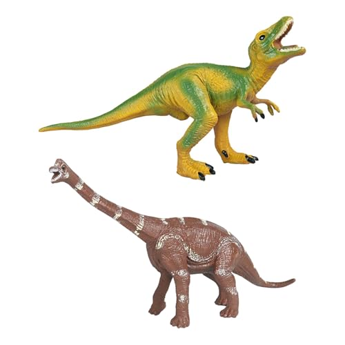 Perfeclan 2 Stück Realistische Dinosaurierfiguren, Lernspielzeug, Kleine Tierfiguren für Partygeschenke für Jungen Und Kinder, Stil D von Perfeclan