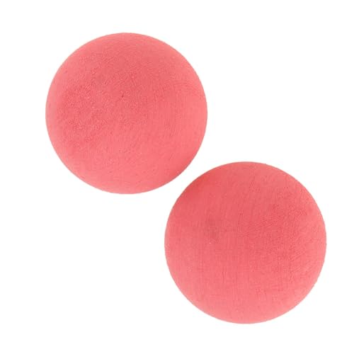 Perfeclan 2 Stück Tischfußballbälle, Tischfußballbälle, professionelles Mini-Ersatzzubehör, 1,42 Zoll, für Partyspiele, Fingersport, Rot von Perfeclan