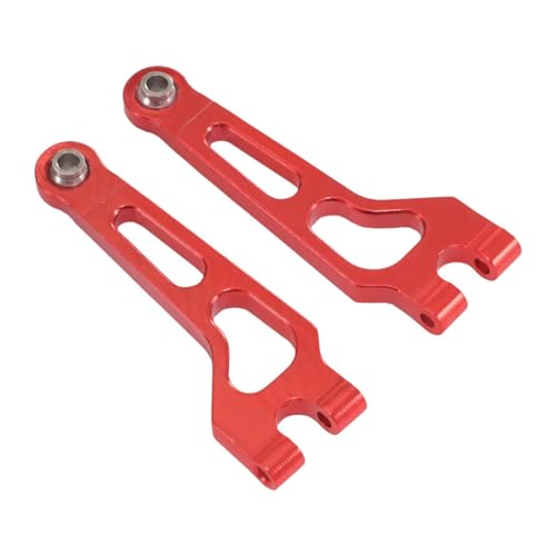 Perfeclan 2 Teile RC -Federungswaffenprofi Upgrade Ersatzteile Zubehör LKW Fahrzeug RC vordere Suspension Arm RC Swing Arms, Rot von Perfeclan