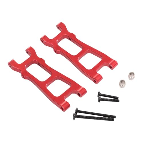 Perfeclan 2 Teile RC Hecksuspension Arm Heck RC Schwingarm Ersatz 1:20 Upgrade Teil Sturdes RC -Auto Heck unteren Aufhängung Arm, Rot von Perfeclan
