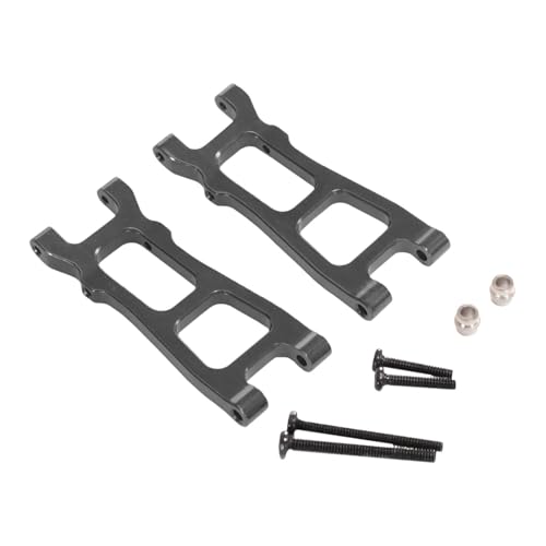 Perfeclan 2 Teile RC Hecksuspension Arm Heck RC Schwingarm Ersatz 1:20 Upgrade Teil Sturdes RC -Auto Heck unteren Aufhängung Arm, Titanfarbe von Perfeclan