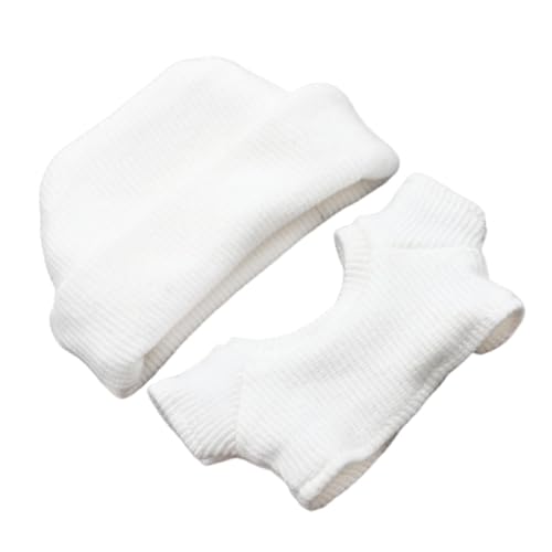 Perfeclan 2-teilige Kleidung für 17/15 cm Puppen-Outfits, einzigartige, schöne Accessoires, DIY-Anzieh-Hut und Oberteil-Kostüme für Puppen 5,91 Zoll/6,69 Zoll, Weiß Perfeclan 2-teilige Kleidung für 17/15 cm Puppen-Outfits, einzigartige, schöne Accessoires, DIY-Anzieh-Hut und Oberteil-Kostüme für Puppen 5,91 Zoll/6,69 Zoll, Weiß von Perfeclan