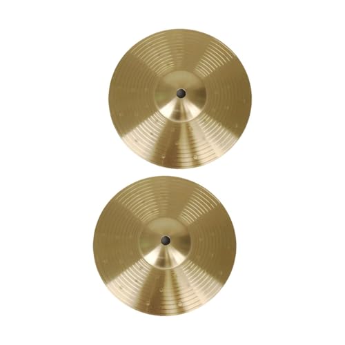 Perfeclan 2-teiliges Trommelbecken, Crash-Becken, traditionelles Percussion-Instrumenten-Zubehör, Ersatz, professionelles, Robustes Übungsbecken, Durchmesser 20cm Perfeclan 2-teiliges Trommelbecken, Crash-Becken, traditionelles Percussion-Instrumenten-Zubehör, Ersatz, professionelles, Robustes Übungsbecken, Durchmesser 20cm von Perfeclan