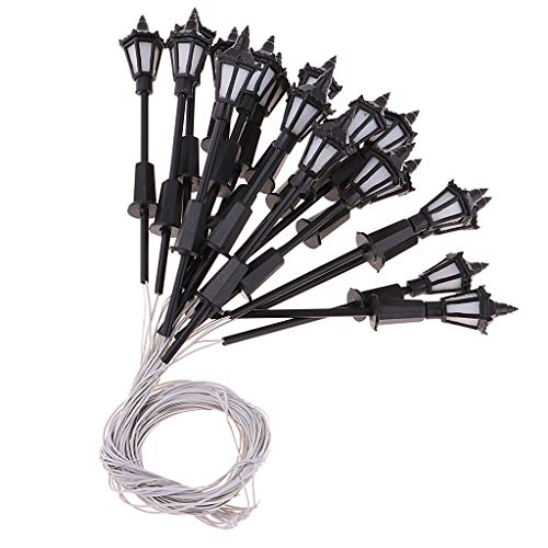 Perfeclan 20 Straße Lampe Modell LED-Straßenbeleuchtung für Modellbau, Warmweiß 1: 150 B Perfeclan 20 Straße Lampe Modell LED-Straßenbeleuchtung für Modellbau, Warmweiß 1: 150 B von Perfeclan