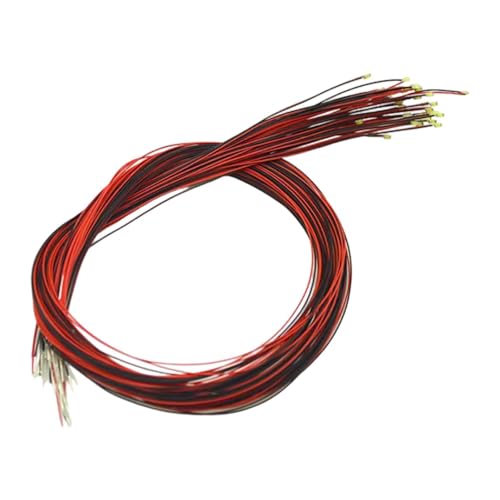 Perfeclan 20 Stück vorverdrahtete 0805 SMD-LEDs, Micro-LED, vorgelötete Lampenlichter, weiß, für DIY-Architekturmodell, Mikro-Landschaftsdekoration Perfeclan 20 Stück vorverdrahtete 0805 SMD-LEDs, Micro-LED, vorgelötete Lampenlichter, weiß, für DIY-Architekturmodell, Mikro-Landschaftsdekoration von Perfeclan