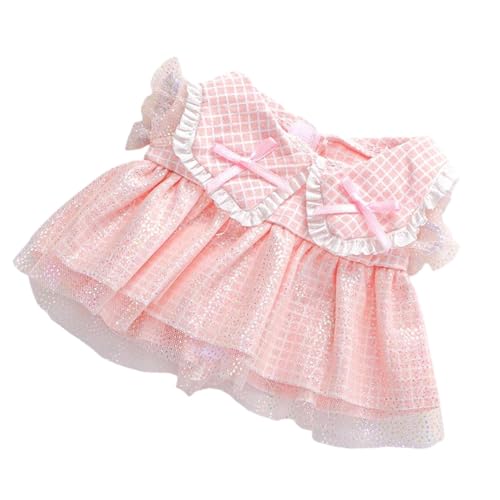 Perfeclan 20 cm großes Puppenkleid für Mädchen. Machen Sie Ihre eigenen Puppen. Fantasie für kleine Mädchen. Koordinationsanhänger. Puppe. Foto-Requisiten, Rosa Gitter Perfeclan 20 cm großes Puppenkleid für Mädchen. Machen Sie Ihre eigenen Puppen. Fantasie für kleine Mädchen. Koordinationsanhänger. Puppe. Foto-Requisiten, Rosa Gitter von Perfeclan