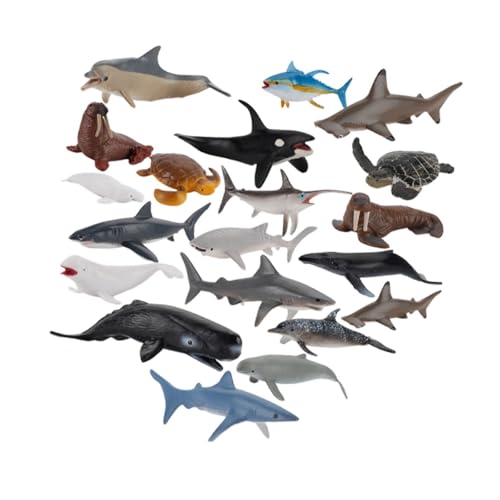 Perfeclan 20x Meerestiermodell Meerestiere Spielzeug Simulation Realistische Tierfiguren Spielzeug für Partybedarf Geburtstagstortenaufsätze Perfeclan 20x Meerestiermodell Meerestiere Spielzeug Simulation Realistische Tierfiguren Spielzeug für Partybedarf Geburtstagstortenaufsätze von Perfeclan