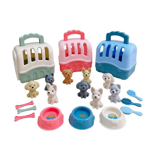 Perfeclan 24x Haustier Rollenspiel Spielzeug Hundefiguren Spielset Lernspielzeug Haustierpflege Rollenspielset für Kind Geschenk Perfeclan 24x Haustier Rollenspiel Spielzeug Hundefiguren Spielset Lernspielzeug Haustierpflege Rollenspielset für Kind Geschenk von Perfeclan