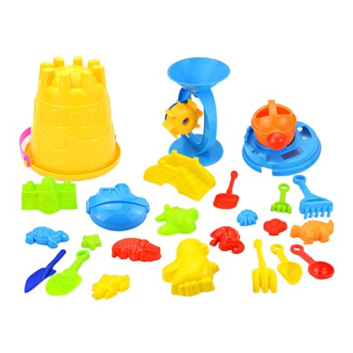 Perfeclan 25-teiliges Strand-Sandspielzeug-Set, Sandburgenspielzeug, Burgenbausatz für Jungen und Mädchen Perfeclan 25-teiliges Strand-Sandspielzeug-Set, Sandburgenspielzeug, Burgenbausatz für Jungen und Mädchen von Perfeclan