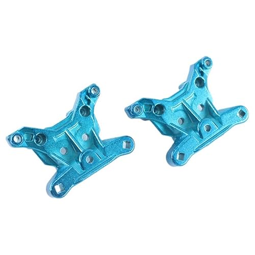 Perfeclan 2X 1/16 RC -Auto vorne Heckschockturm ersetzen Teile DIY Modified Metall Sturdy Dämpfer Mount für 16101 16103 16102 von Perfeclan