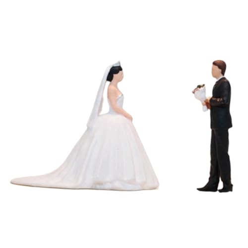 Perfeclan 2X 1/64 Miniatur Figuren zur Gestaltung von Dioramen und Sammlungen, Hochzeit Perfeclan 2X 1/64 Miniatur Figuren zur Gestaltung von Dioramen und Sammlungen, Hochzeit von Perfeclan