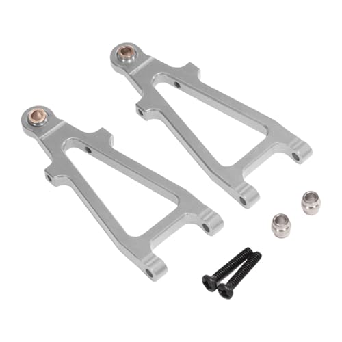 Perfeclan 2X RC -Auto vorderen Arme Suspensionen Arme 1:20 Einfach Installation Premium Hochfest modifizierte Teile Ersatzteile für C8811, Silber von Perfeclan