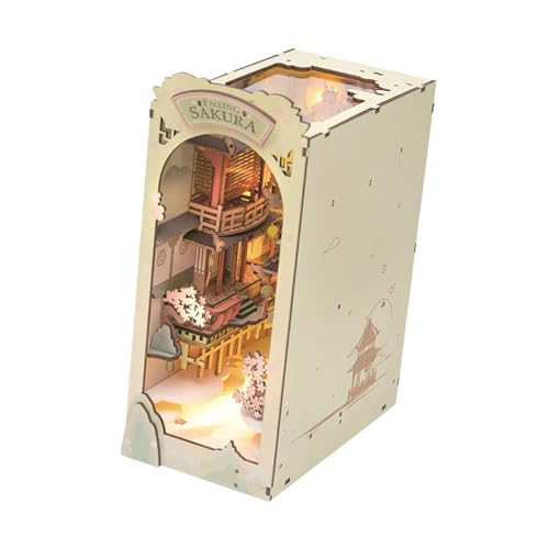 Perfeclan 3D-Holzpuzzle zum Selbermachen, Miniatur-Haus-Set, Buch-Set, Puppenhaus-Bücherregal-Einsatz, Dekoration für Erwachsene Perfeclan 3D-Holzpuzzle zum Selbermachen, Miniatur-Haus-Set, Buch-Set, Puppenhaus-Bücherregal-Einsatz, Dekoration für Erwachsene von Perfeclan