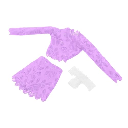 Perfeclan 3X 1/6 Skala -Top und Hüftrangrock - -Kleidungsstück, Miniaturkleidung für 12 "Figuren Körperzubehör, Violett Perfeclan 3X 1/6 Skala -Top und Hüftrangrock - -Kleidungsstück, Miniaturkleidung für 12 "Figuren Körperzubehör, Violett von Perfeclan