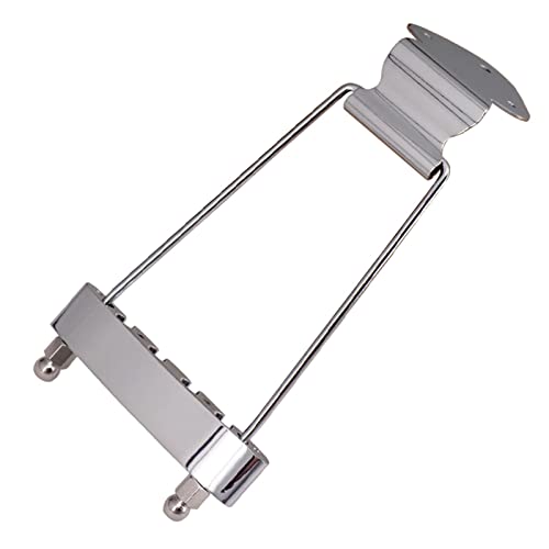 Perfeclan 4 Saiten Bass Saitenhalter Steg passend für Bass Ersatzteil, Silber Perfeclan 4 Saiten Bass Saitenhalter Steg passend für Bass Ersatzteil, Silber von Perfeclan