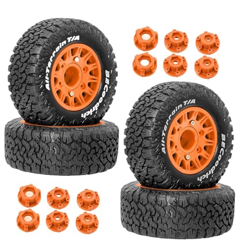 Perfeclan 4 Stück Reifen DIY Zubehör Einfache Installation Modell DIY Ersatzteil Ersatz Upgrade Zubehör Professional für 1/10 727, Orange Perfeclan 4 Stück Reifen DIY Zubehör Einfache Installation Modell DIY Ersatzteil Ersatz Upgrade Zubehör Professional für 1/10 727, Orange von Perfeclan