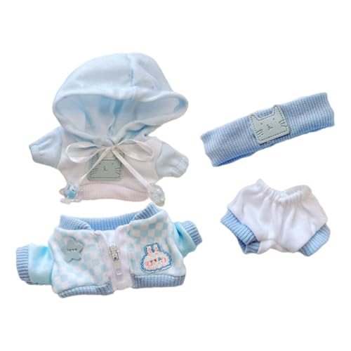 Perfeclan 4-teiliges Plüschpuppen-Outfit, Machen Sie Ihre eigenen Puppen, Geburtstagsgeschenke, Koordination, süß für Kinder, Puppen, Sportanzüge für Perfeclan 4-teiliges Plüschpuppen-Outfit, Machen Sie Ihre eigenen Puppen, Geburtstagsgeschenke, Koordination, süß für Kinder, Puppen, Sportanzüge für von Perfeclan