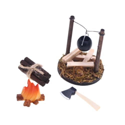 Perfeclan 4-teiliges Puppenhaus-Camping-Set, Puppenhaus-Dekoration, Rollenspiel-Spielzeug, Miniatur-Camping-Set für Puppenhäuser im Maßstab 1:12, handgefertigt Perfeclan 4-teiliges Puppenhaus-Camping-Set, Puppenhaus-Dekoration, Rollenspiel-Spielzeug, Miniatur-Camping-Set für Puppenhäuser im Maßstab 1:12, handgefertigt von Perfeclan