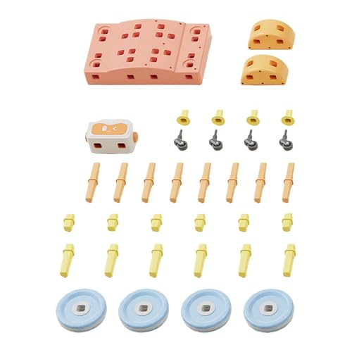Perfeclan 44-teilige DIY-Bausteine, pädagogische Fahrzeugmontage, kognitive Entwicklung, Lerngeschenk für ab 3 Jahren, für die Kindergartenparty von Perfeclan