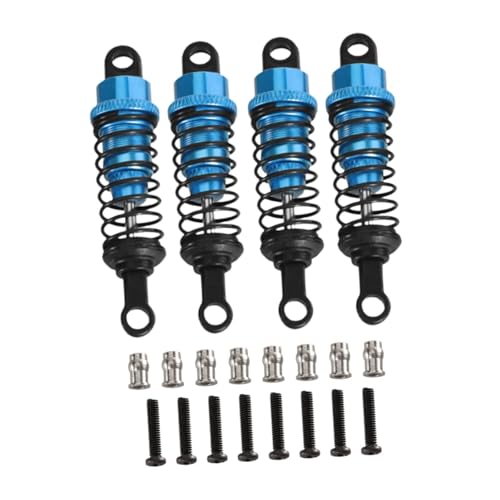Perfeclan 4pcs Ölschockdämpfer für RC -Auto -RC -Stoßdämpfer 55mm Upgrade Teile Metalldämpfer Einstell 1/12 1/16 Skala für MN78 D90 B16 B14 B24, Blau Perfeclan 4pcs Ölschockdämpfer für RC -Auto -RC -Stoßdämpfer 55mm Upgrade Teile Metalldämpfer Einstell 1/12 1/16 Skala für MN78 D90 B16 B14 B24, Blau von Perfeclan