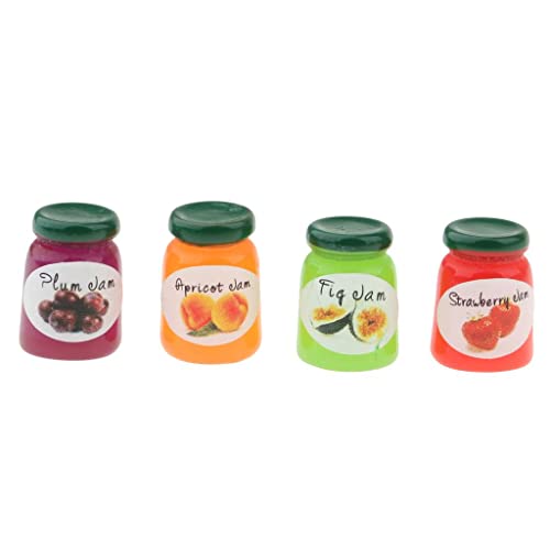 Perfeclan 4pcs Obst Marmelade Lebensmittel Essen Modell für Puppenstube Esstisch Dekoration Perfeclan 4pcs Obst Marmelade Lebensmittel Essen Modell für Puppenstube Esstisch Dekoration von Perfeclan