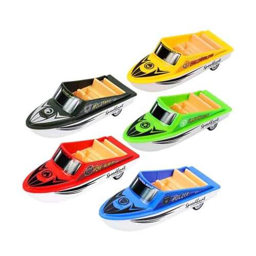 Perfeclan 5 Mini Pullback Boote für Kinderfahrzeuge, Spielzeug und Desktop-Dekoration Perfeclan 5 Mini Pullback Boote für Kinderfahrzeuge, Spielzeug und Desktop-Dekoration von Perfeclan