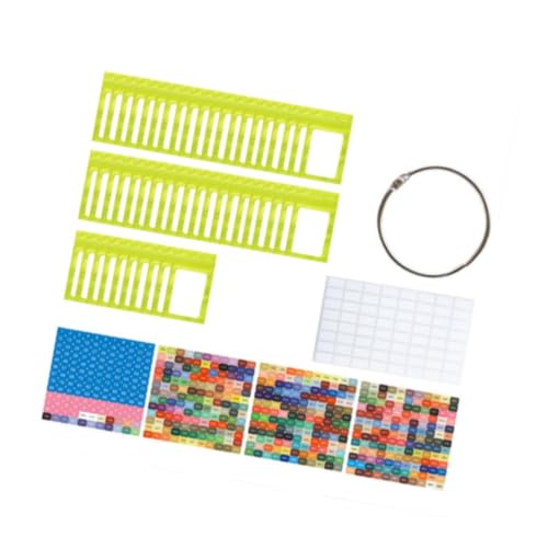 Perfeclan 50pcs kleine Perlen Organisator, Aufbewahrungsbeutel, Tool Accessoires, Selbstdichtbeutel mit Bindemittelringen, GrÜn von Perfeclan