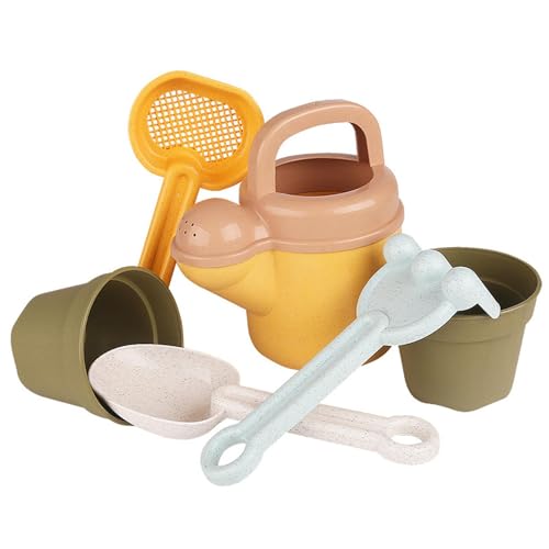 Perfeclan 6-teiliges Strandspielzeug, Sandkastenspielzeug, sensorisches Spielset, Sandeimer- und Schaufelset, Sandspielzeugset für Campingausrüstung, Geschenke Perfeclan 6-teiliges Strandspielzeug, Sandkastenspielzeug, sensorisches Spielset, Sandeimer- und Schaufelset, Sandspielzeugset für Campingausrüstung, Geschenke von Perfeclan