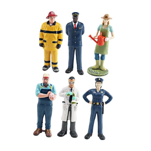 Perfeclan 6pcs Professionelle Charaktermodelle Figuren, Diorama Leute für DIY Szenen Dekor Rollenspiele, Dioramen Handbemalte Kunsthandwerk, Stil c Perfeclan 6pcs Professionelle Charaktermodelle Figuren, Diorama Leute für DIY Szenen Dekor Rollenspiele, Dioramen Handbemalte Kunsthandwerk, Stil c von Perfeclan