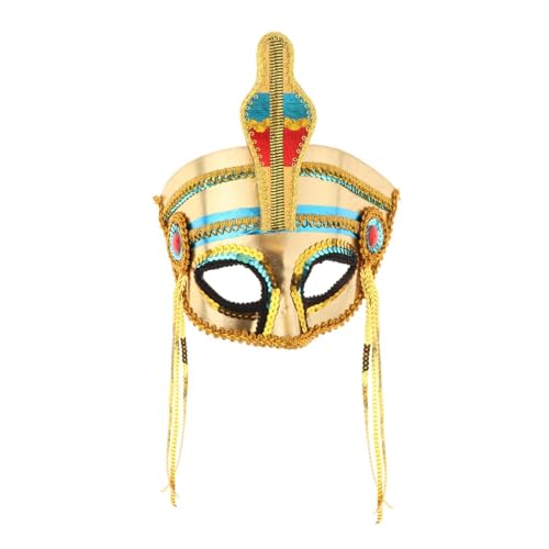 Perfeclan Ägyptisches Kostüm Ägyptisches Stirnband Geburtstag Cosplay Kostüm Requisiten König Kostüm Hut Kostüm, Maske 23x22cm Perfeclan Ägyptisches Kostüm Ägyptisches Stirnband Geburtstag Cosplay Kostüm Requisiten König Kostüm Hut Kostüm, Maske 23x22cm von Perfeclan
