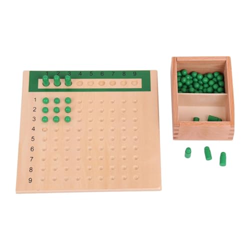 Perfeclan Addition Subtraktion Holz Mathematik Manipulative Bildungsspielzeug Mathematikspielzeug Tischspiel Arithmatik für Klassenzimmer Jungen Mädchen, GrÜn von Perfeclan