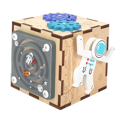 Perfeclan Aktivitätswürfel für, Spielzentrum, Hand-Augen-Koordination, hölzernes Geburtstagsgeschenk, Beschäftigungswürfel, Lernspielzeug, Astronaut Perfeclan Aktivitätswürfel für, Spielzentrum, Hand-Augen-Koordination, hölzernes Geburtstagsgeschenk, Beschäftigungswürfel, Lernspielzeug, Astronaut von Perfeclan