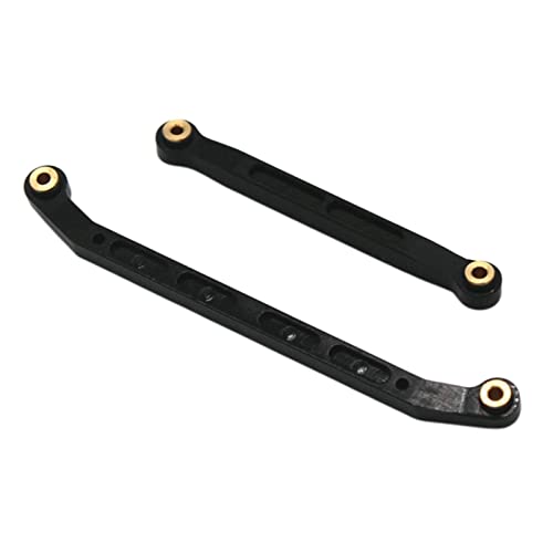 Perfeclan Aluminium 1:18 RC Lenkstange Verbindungsglieder Zugstange RC Fahrzeug Maßstab für 1/18 RC Crawler, Schwarz Perfeclan Aluminium 1:18 RC Lenkstange Verbindungsglieder Zugstange RC Fahrzeug Maßstab für 1/18 RC Crawler, Schwarz von Perfeclan