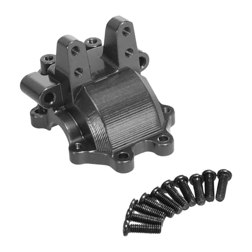 Perfeclan Aluminiumlegierung vordere Getriebeabdeckung Fernbedienungssteuerung Autokastengehäuse Getriebe Getriebe Hülle für RC -Autoreparatur DIY -Teile, Titan von Perfeclan