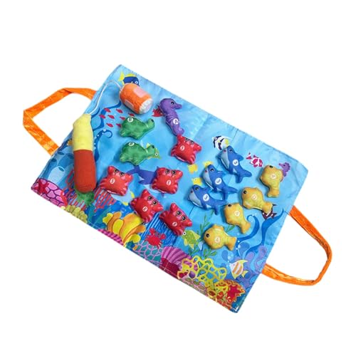 Perfeclan Angelspielzeug für Kleinkinder, Angelspiel, Farbsortierung, Geburtstagsgeschenke, Krabbelspielmatte für Jungen und Mädchen im Alter von 1–3 Jahren, Blau Perfeclan Angelspielzeug für Kleinkinder, Angelspiel, Farbsortierung, Geburtstagsgeschenke, Krabbelspielmatte für Jungen und Mädchen im Alter von 1–3 Jahren, Blau von Perfeclan