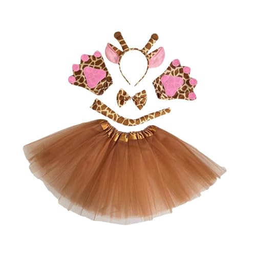 Perfeclan Animal Giraffe Kostüm Cosplay Hairband Stirnband für Osterfestival Performance, Braun Perfeclan Animal Giraffe Kostüm Cosplay Hairband Stirnband für Osterfestival Performance, Braun von Perfeclan