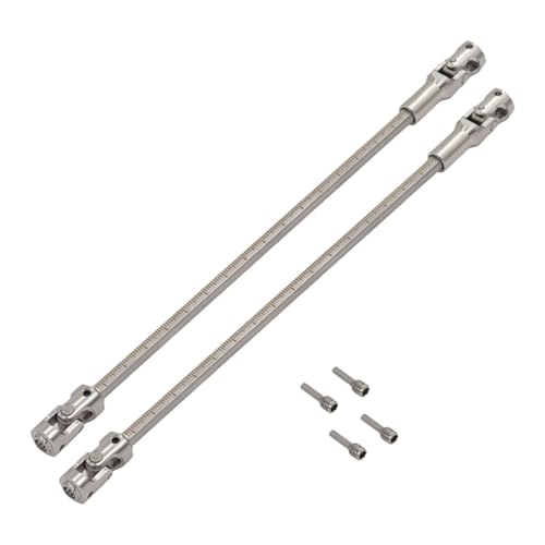 Perfeclan Antriebswelle Antriebswelle DIY Montage Ersetzen Reparatur Getriebewelle 2,68 Zoll-9,02 Zoll für 1/10 RC Crawler Autos Spielzeug 4WD, Silber 1 Paar Perfeclan Antriebswelle Antriebswelle DIY Montage Ersetzen Reparatur Getriebewelle 2,68 Zoll-9,02 Zoll für 1/10 RC Crawler Autos Spielzeug 4WD, Silber 1 Paar von Perfeclan