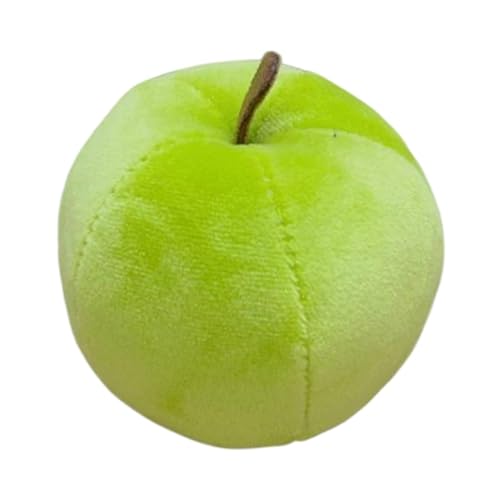 Perfeclan Apfel-Plüschtier, Apfel-Plüschtier, Puppe, bequem, süß, Durchmesser 10 cm, gefüllte Früchte für Erwachsene, Souvenir, Valentinstag, Kinderzimmer, GrÜn von Perfeclan