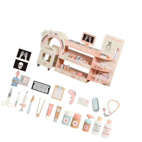 Perfeclan Arztkoffer für, Arztset zum Spielen, Motorik-Spielset aus, Ärzte-Spielset zum Spielen, Station für Jungen und Mädchen im, 114x29.5x72.5cm von Perfeclan
