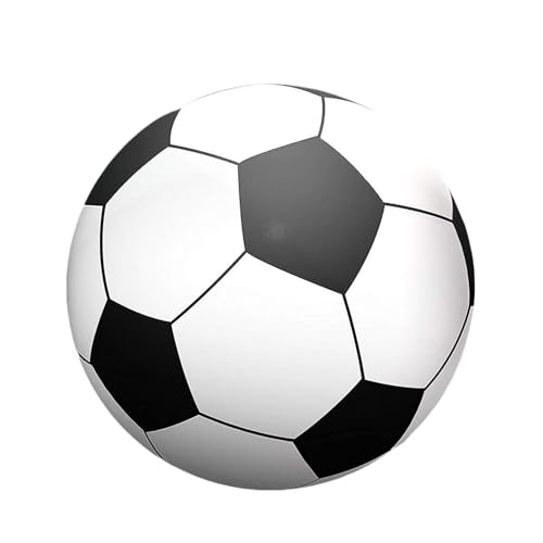 Perfeclan Aufblasbarer Strandball, Fußball, PVC, Kinderspielzeug, Wasser, Strandspielzeug, Schwimmbadspielzeug für Garten, Outdoor, Sport, Reisen, Geburtstag, 70 cm Durchmesser Perfeclan Aufblasbarer Strandball, Fußball, PVC, Kinderspielzeug, Wasser, Strandspielzeug, Schwimmbadspielzeug für Garten, Outdoor, Sport, Reisen, Geburtstag, 70 cm Durchmesser von Perfeclan